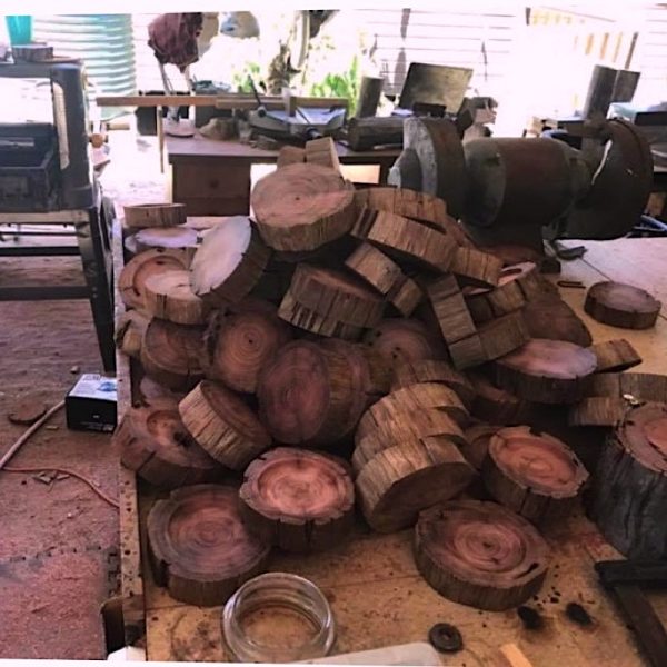 Sustainably gathered Ironbark, milled and ready for polishing. Sustainably gathered Ironbark, milled and ready for polishing.