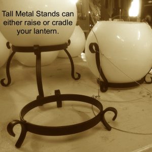 Black Powder-coated Steel Stand