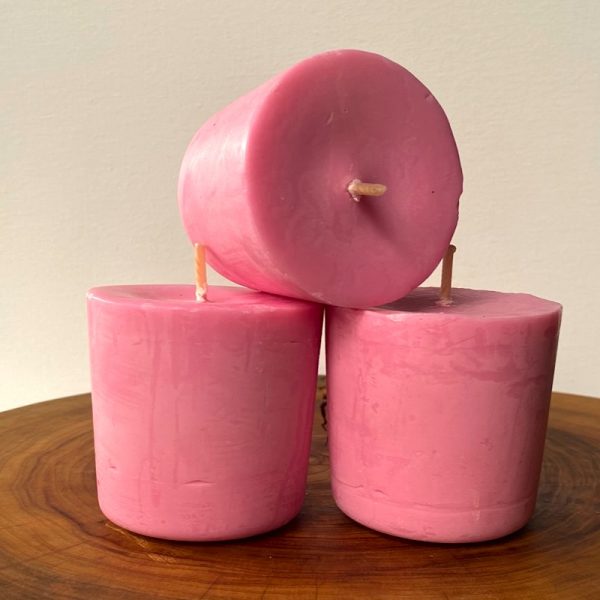 Three Rose and Geranium pure soy Classic candles burn brightly for a total of 105 hours with an exquisitely divine perfume.