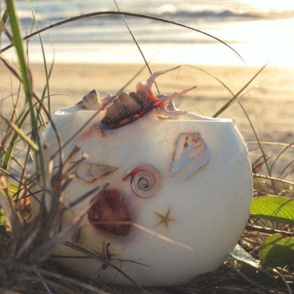 Our beautiful Shell Lanterns bring the essence of the beach into your home. Photo: Kim Vecie.