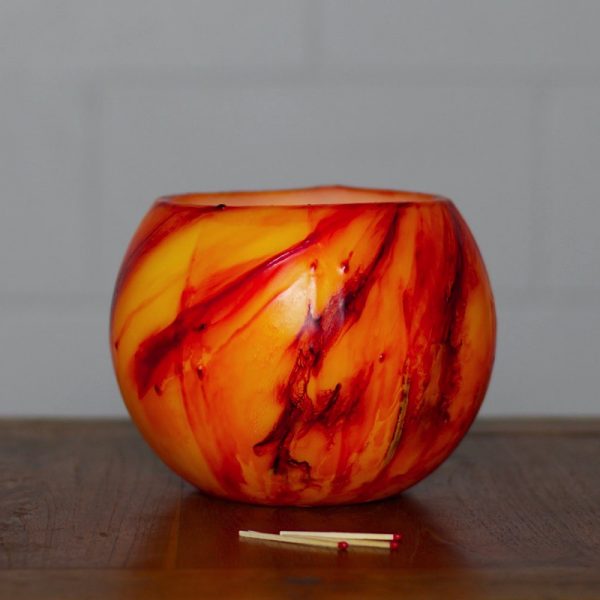 Our Helios Planet lantern design uses a fiery palette of yellows, reds and oranges to celebrate the glory of our radiant Sun. Photo By Frank Gumley