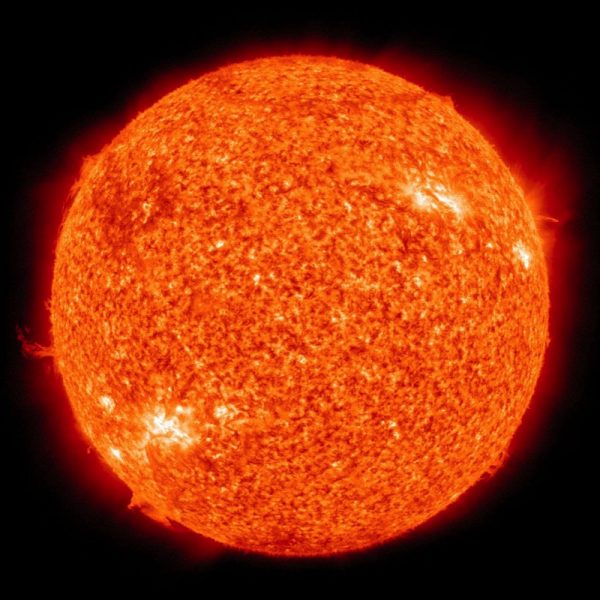 The Sun is the star at the center of our Solar System. It is a nearly perfect sphere of hot plasma, with internal convective motion that generates a magnetic field via a dynamo process. Wikipedia